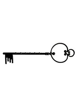 Anthropologie Decorative Iron Key Wall Hook Rack 16” Entryway Hanging Key Holder